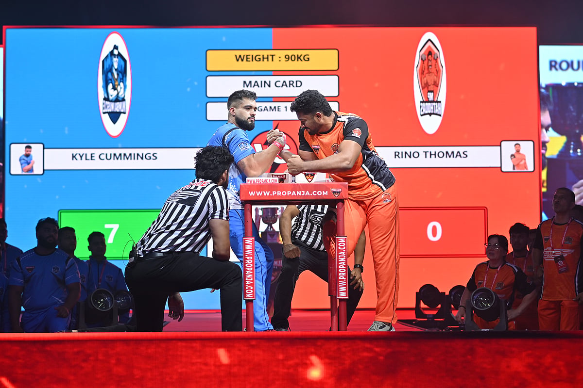 Kyle Cummings competing in Pro Panja League.