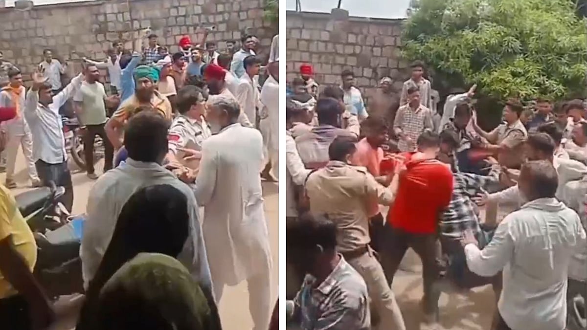 VIDEO: Farmers Thrash Each Other Over Token Distribution At Agro Fertiliser Centre In MP's Shivpuri