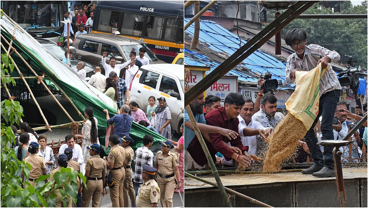 Pigeon feeders dismantle barricades at Dadar Kabutar Khana; police remain passive