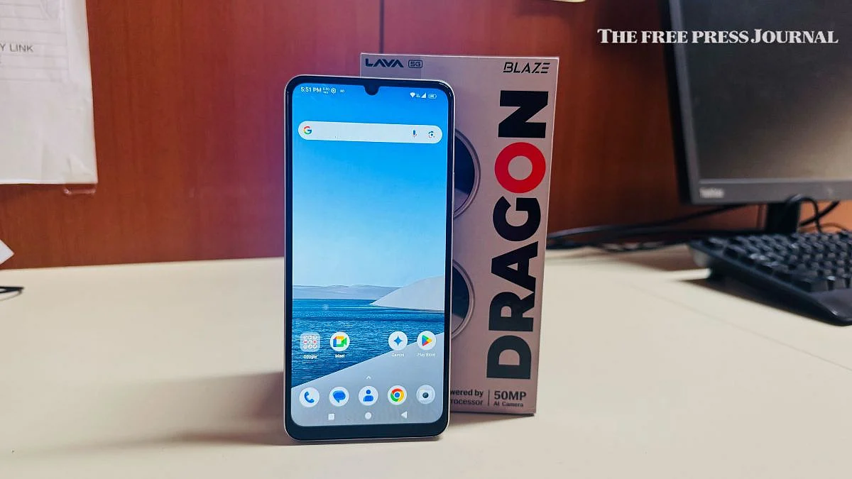 Lava Blaze Dragon 5G has a HD+ display