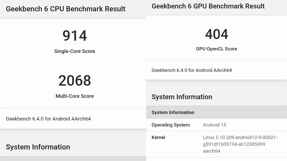 Lava Blaze Dragon 5G Geekbench scores