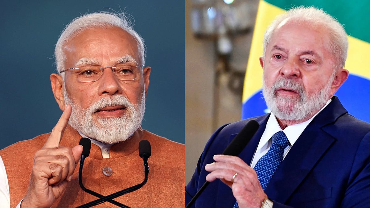 PM Modi & Brazilian President Luiz Inácio Lula da Silva | 