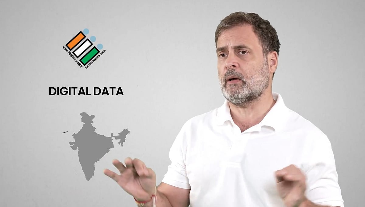 'Either Sign Declaration Or Apologise': EC Gives 2 'Options' To Rahul Gandhi After His ‘Vote Chori’ Charge, Calls Claim 'Absurd' (Screengrab) | X/@RahulGandhi
