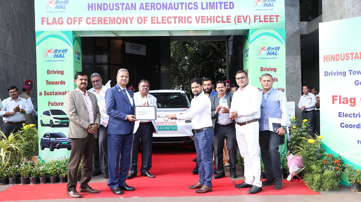 HAL Launches 'Go Green' Initiative with Fleet of Electric Vehicles