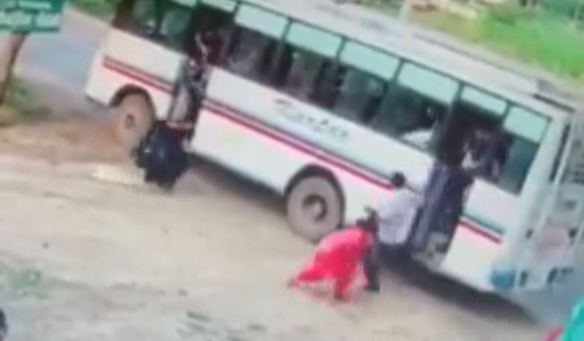 Passengers Escape Burning Bus in Hoshiarpur After Engine Fire