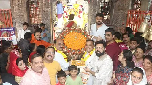 World’s Largest Flower Rakhi Offered To Khajrana's Ganesh Idol On Raksha Bandhan In Indore