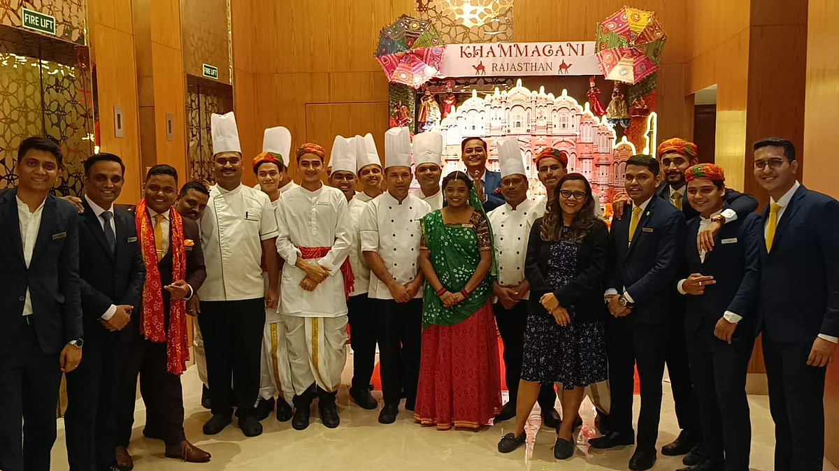Guests enjoy royal Rajasthani flavours and vibrant cultural performances at Nerul’s ‘Khamma Ghani Rajasthan’ Food Festival