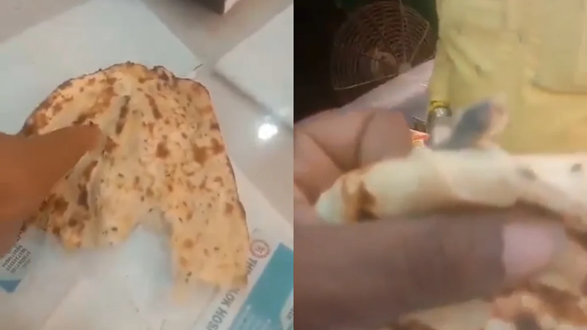 Disgusting! Dead Lizard Found Inside Tandoori Roti At Famous Dhaba In UP's Kanpur; Customer Falls Ill, VIDEO Surfaces
