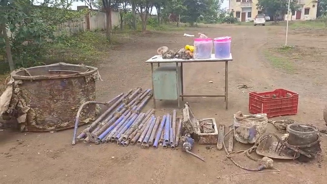 Raigad Police Bust Illegal Narcotics Unit In Rajasthan, Raw Materials Found Buried 10 Feet Underground