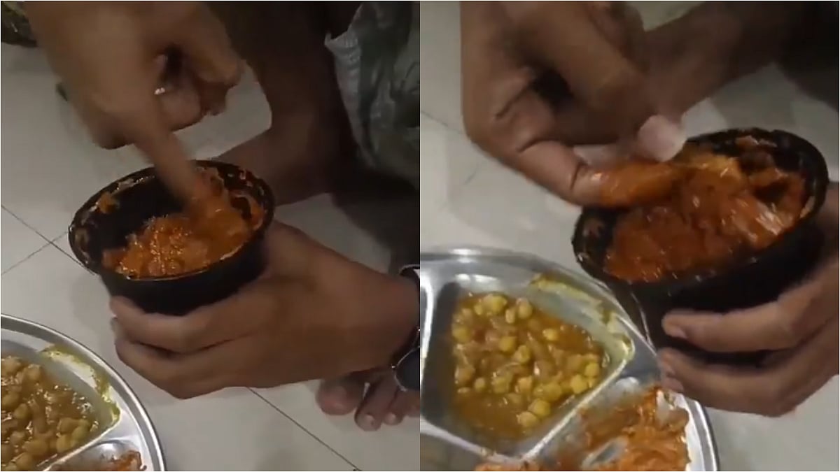 Shiva Temple Sevadar Finds Meat Pieces Inside Paneer Curry | X
