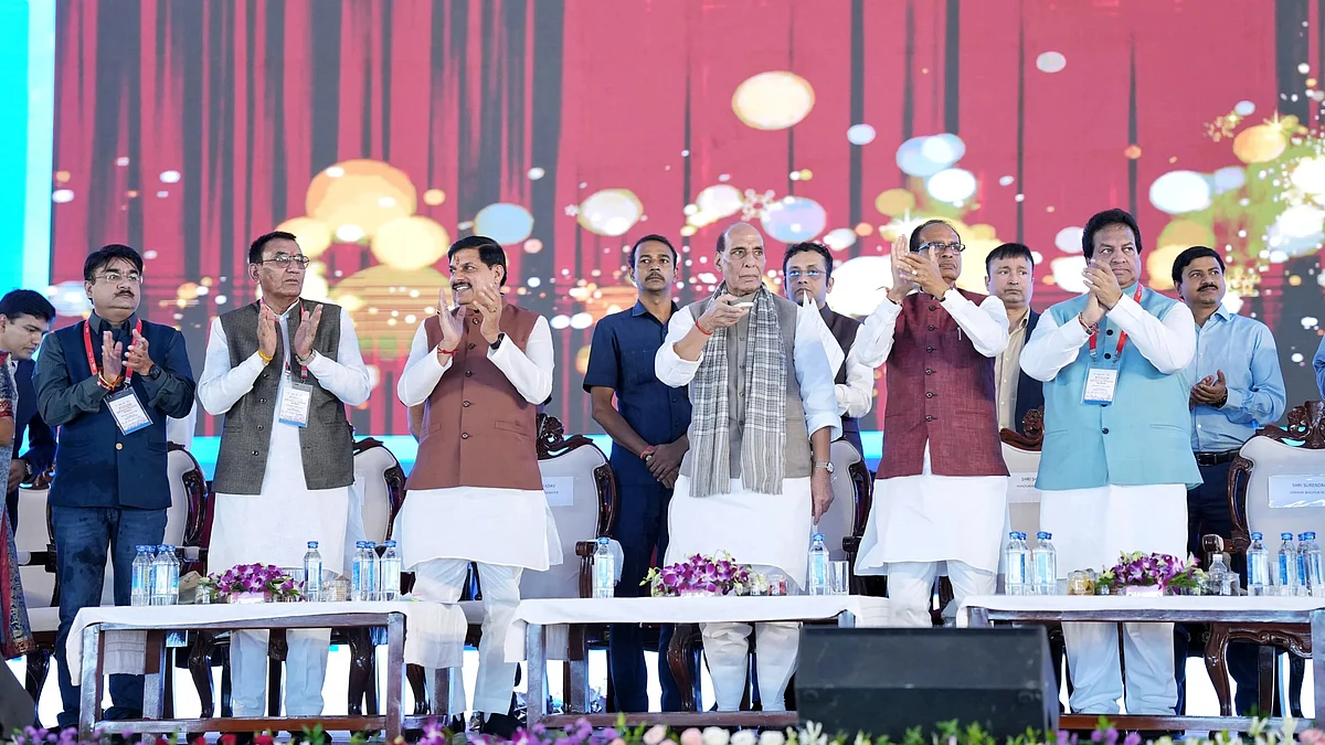 Union Defence Minister Rajnath Singh Lays Foundation Stone For ₹18k Crore Greenfield Rail Coach Factory In MP's Raisen - WATCH | X