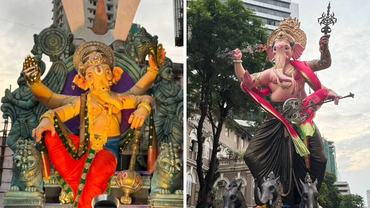 IN PICS: Lord Ganesha’s Grand Arrival Begins As Mumbai Celebrates Ganpati Aagaman 2025