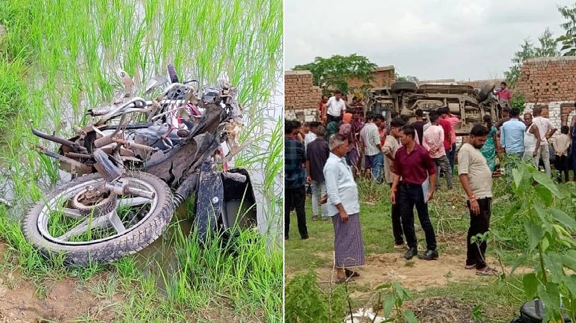 Five Killed In Jeep-Bike Collision In MP's Anuppur; Vehicle Overturns After Crashing Into House