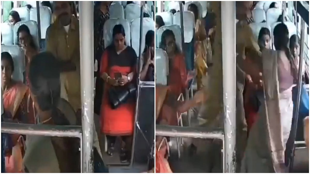 SHOCKING! Elderly Woman Dies After Falling From Moving Bus In Kerala's Thrissur; Incident Caught On Camera