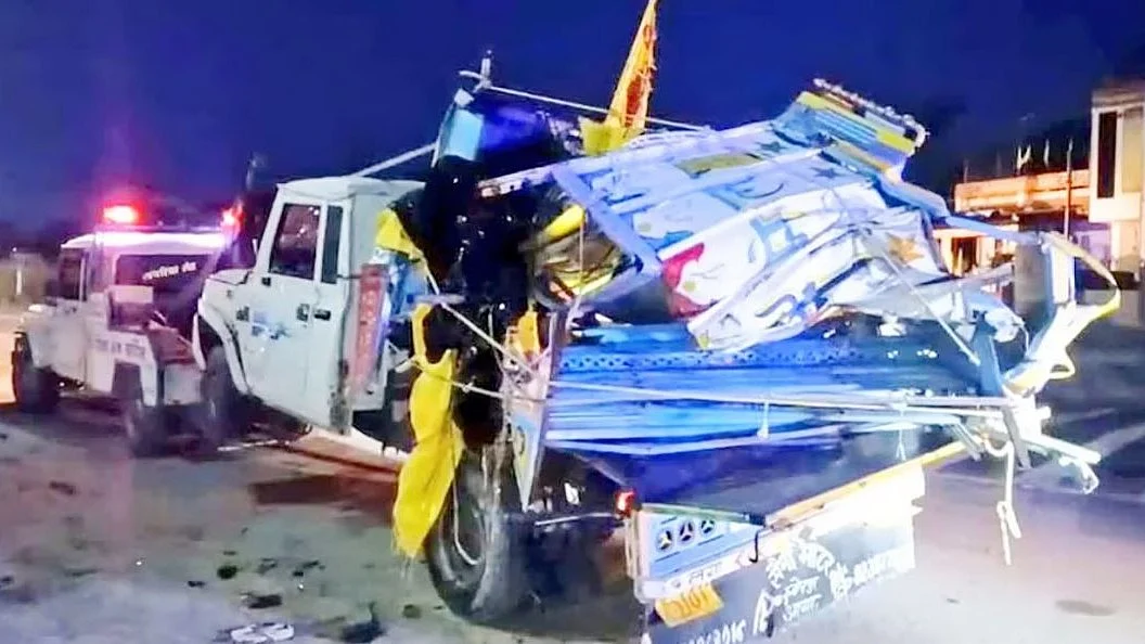 Uttar Pradesh News: Etah Villages Mourn As 11 Pilgrims Die In Rajasthan’s Dausa Road Accident (VIDEO) 