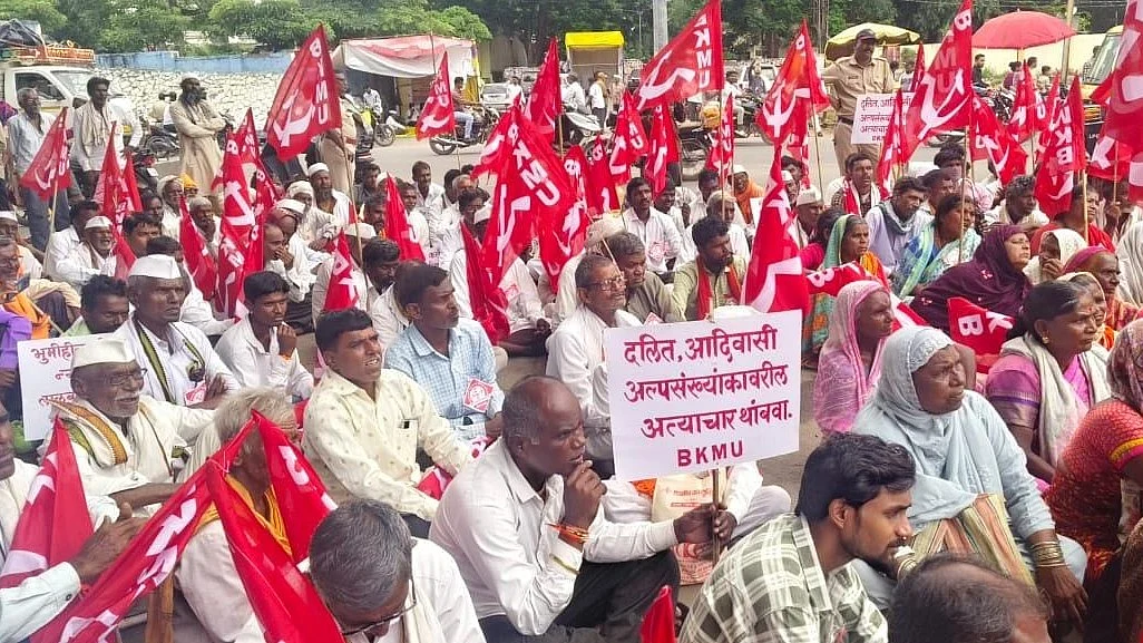 Protest Against Removal from Gairan Lands in Chhatrapati Sambhajinagar
