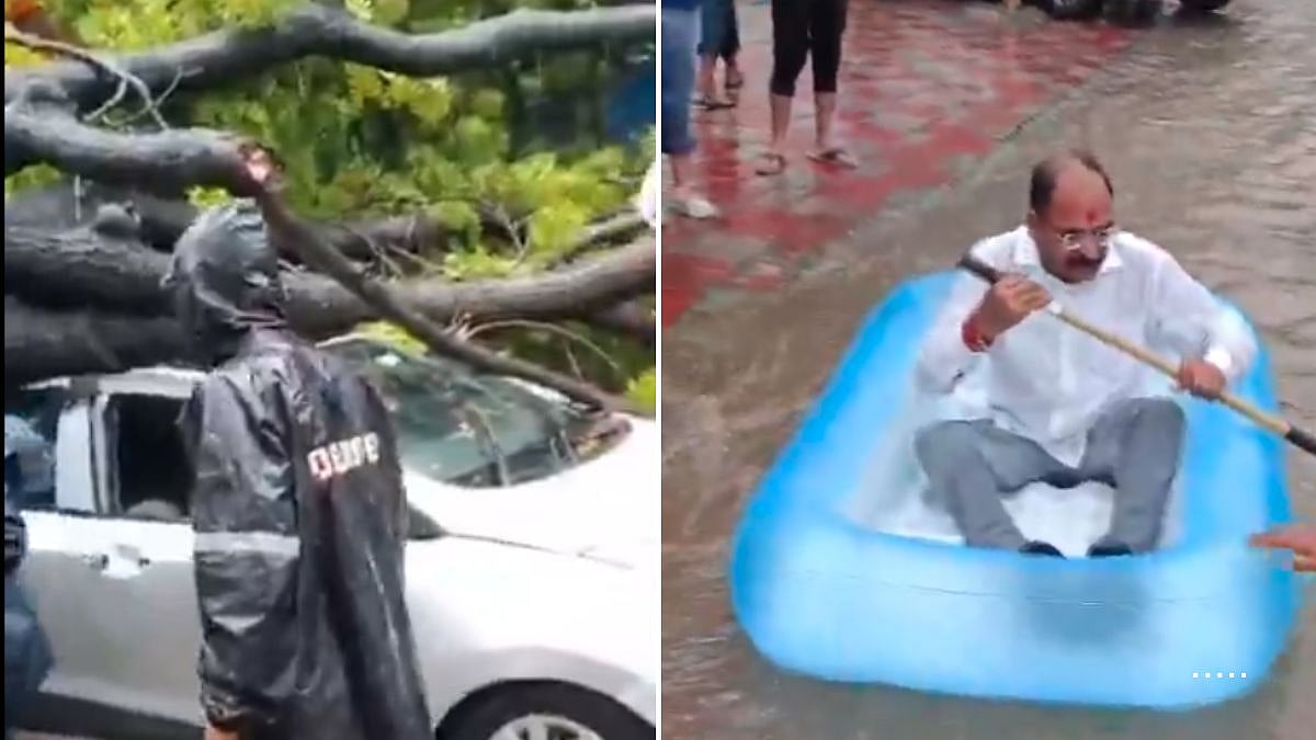 'Is This Proper Management': AAP Slams Delhi Govt Over Waterlogging, Traffic Snarls After Rain