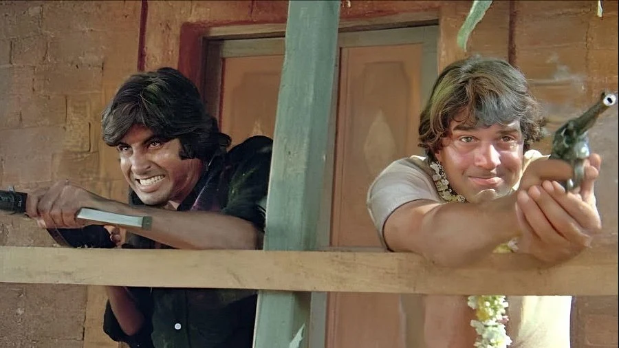 A still from Sholay