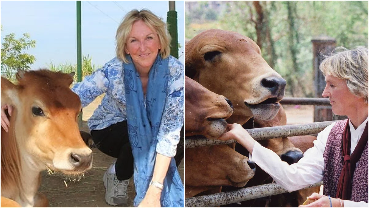 PETA president Ingrid Newkirk during her visit to Mumbai, urging compassion for animals and birds