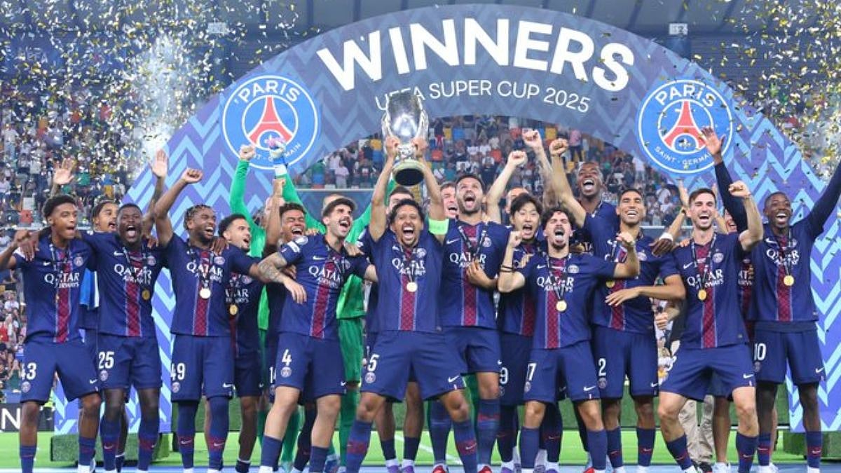 UEFA Super Cup: PSG Secures 5th Trophy Of 2025 After Beating Tottenham In Penalty Shootout | X @PSG_inside