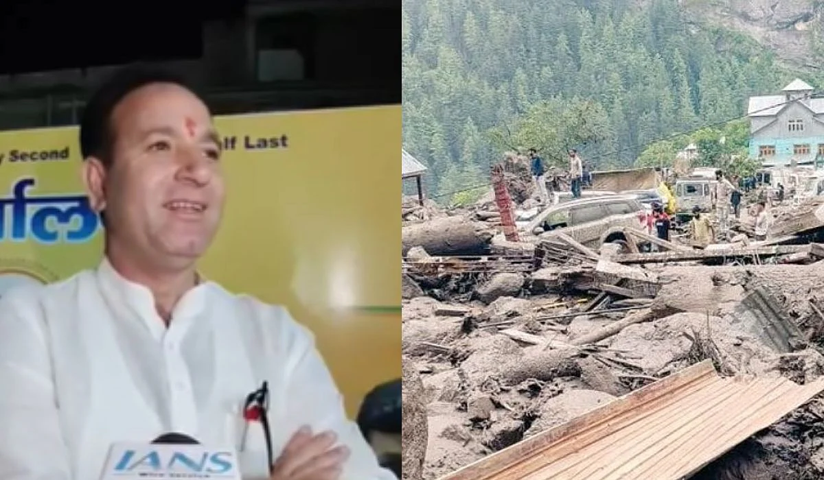 Left: Sunil Sharma
Right: Damage Casused Due To Flash Floods |