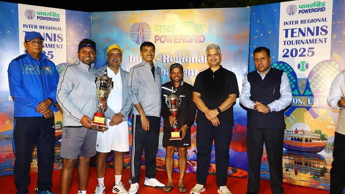 Corporate Centre Wins POWERGRID Inter-Regional Tennis Tournament