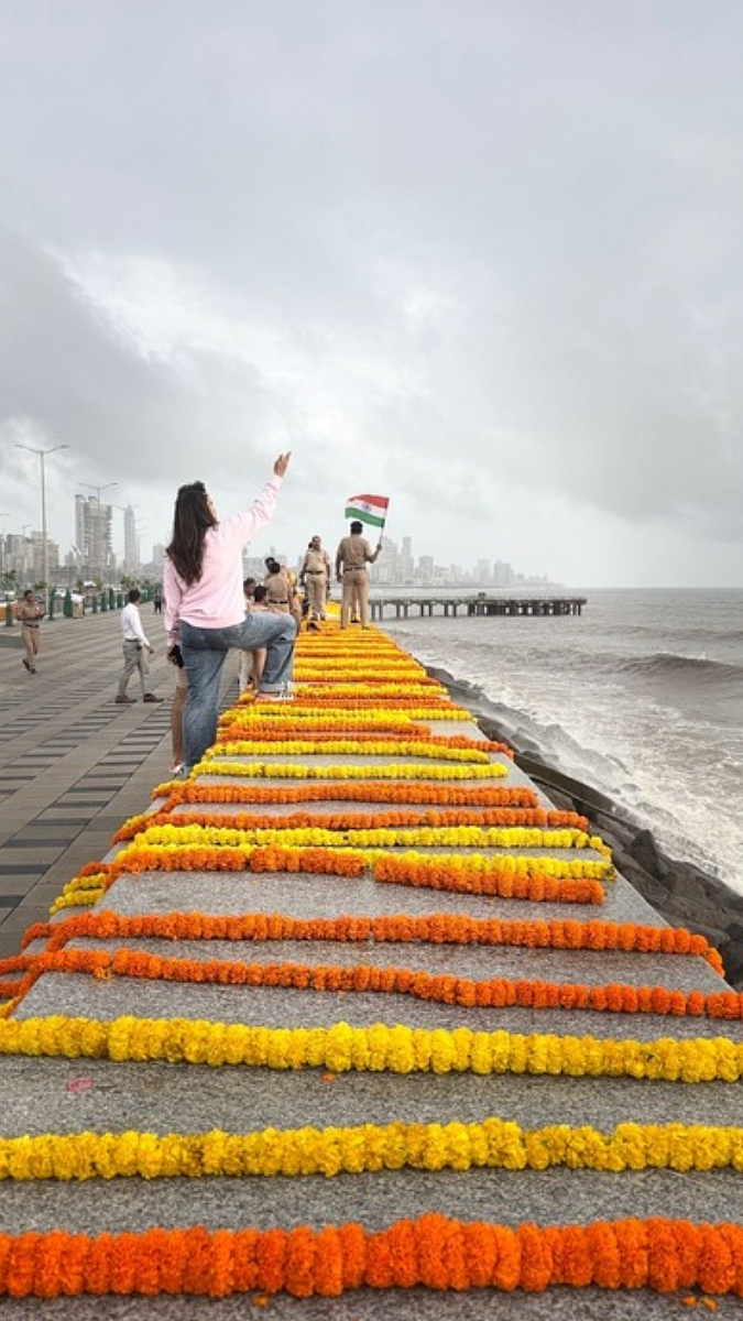 IN PICS: Mumbai’s Coastal Road Promenade Opens To Public On Independence Day 