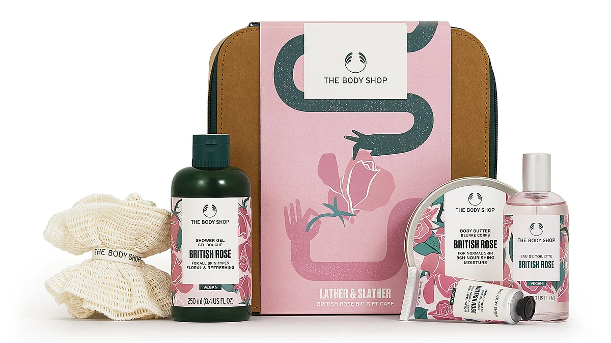 The Body Shop British Rose gift case