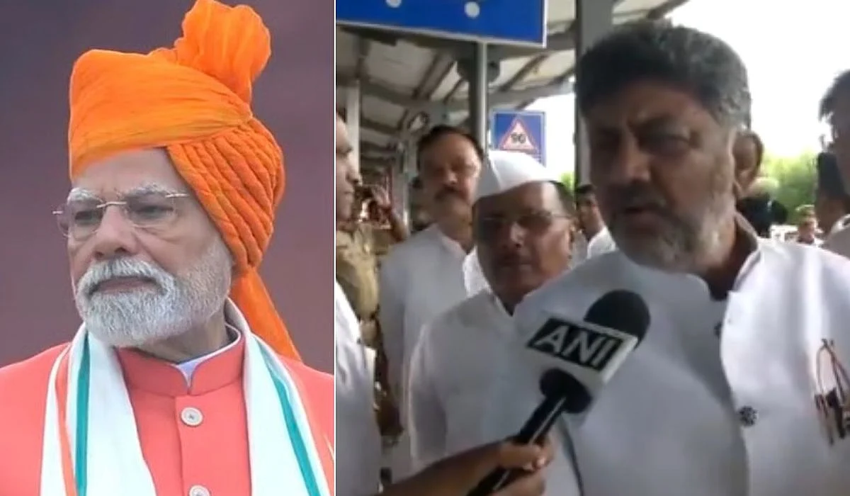 Left: PM Modi
Right: Dk Shivkumar | ANI