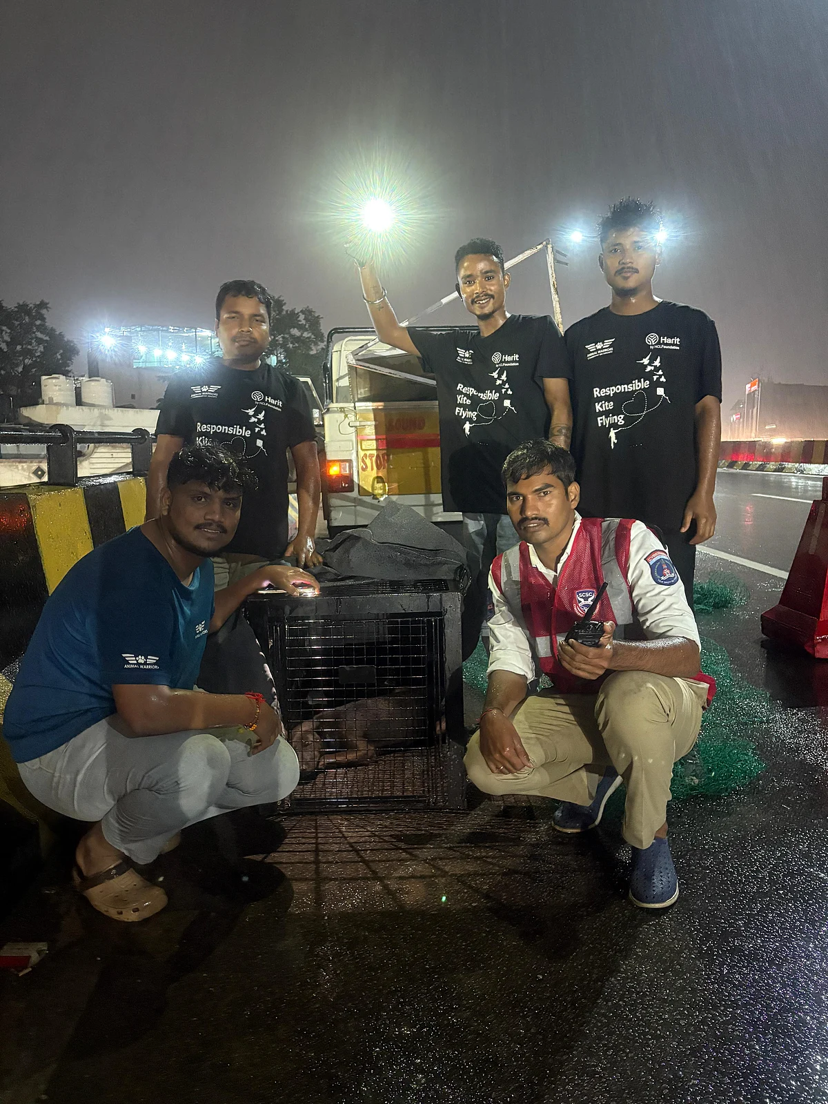 Naina safely rescued by volunteers