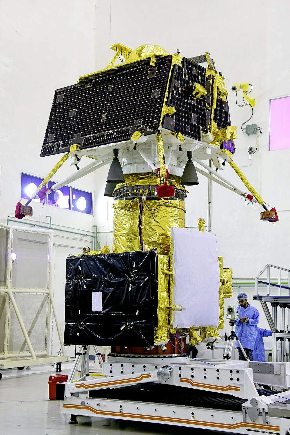 Chandrayaan 2’s Vikram lander mated to the orbiter for launch