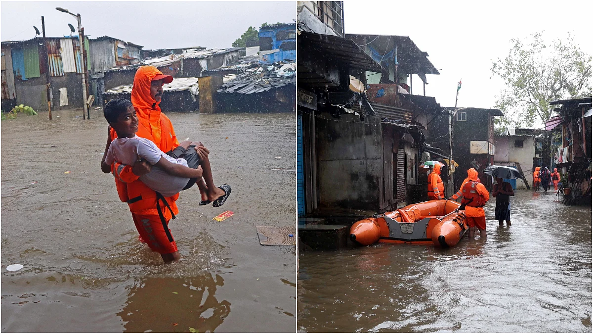 Mumbai Gets 88% Of August Rainfall In 2 Days; Red Alert Issued As Rail And Road Traffic Hit