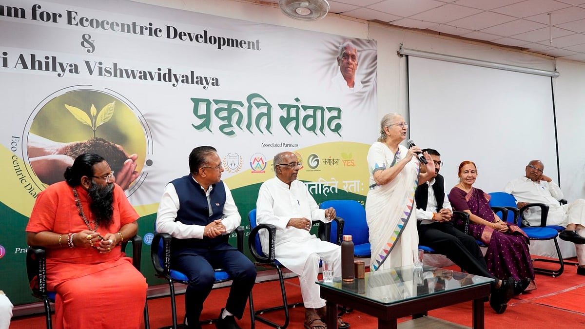 23. Indore: Tai Expresses Pain Over Plight Of Kanh-Saraswati Rivers | FP Photo