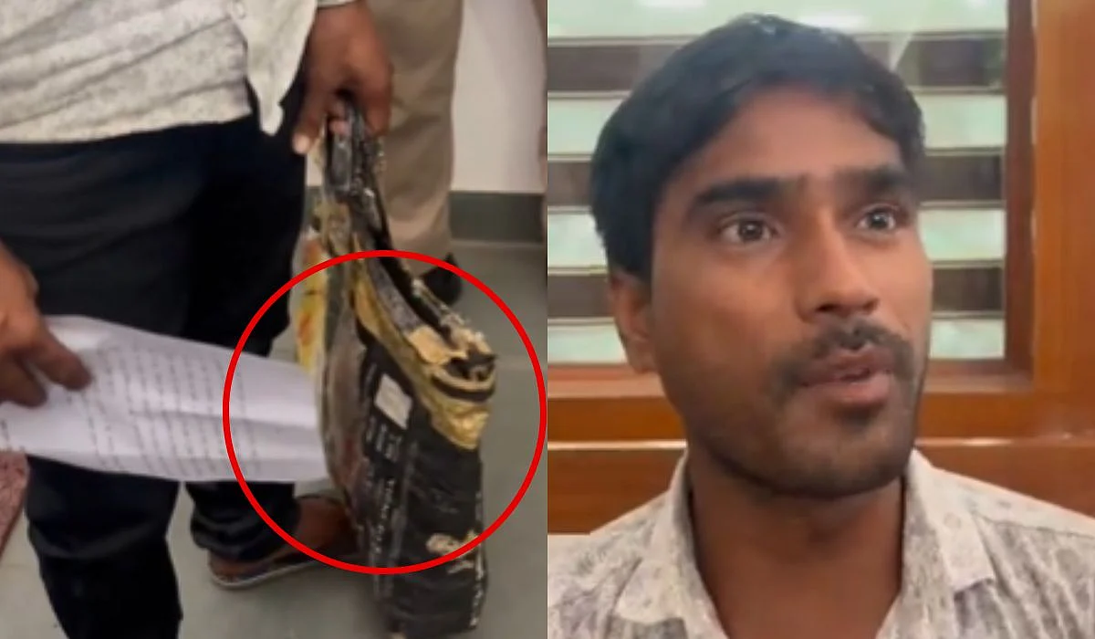 Father Reaches District Collectorate With Dead Newborn In Bag | X/@Benarasiyaa
