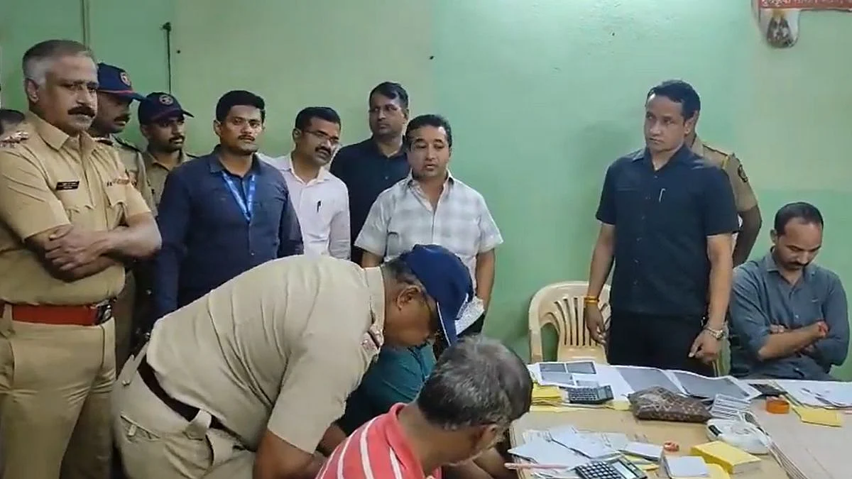 Maharashtra Minister Nitesh Rane Raids Illegal Matka Den In Kankavli; 12 Arrested, ₹2.78 Lakh...