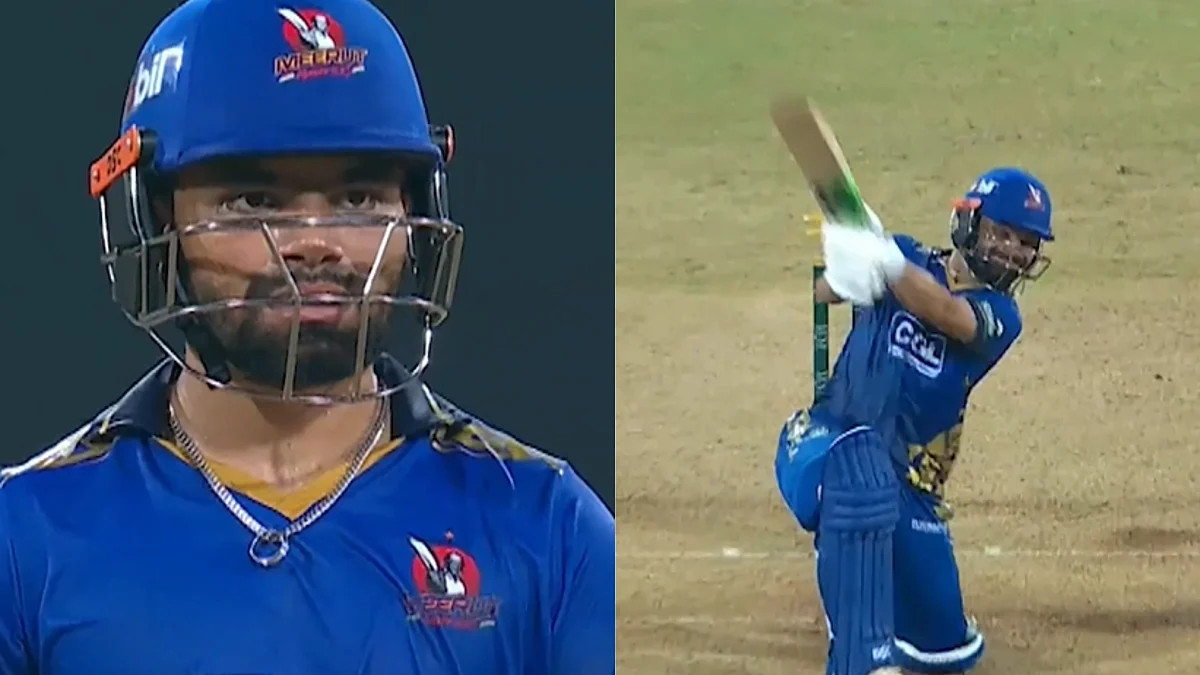 Rinku Singh Celebrates Asia Cup Selection By Smashing 108 off 48 Balls During UP T20 League Match...