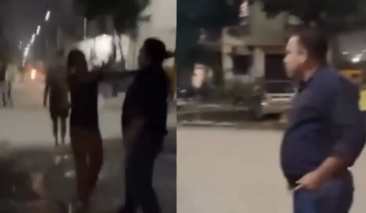 Man Slaps Woman For Feeding Dog | Instagram/@streetdogsofbombay