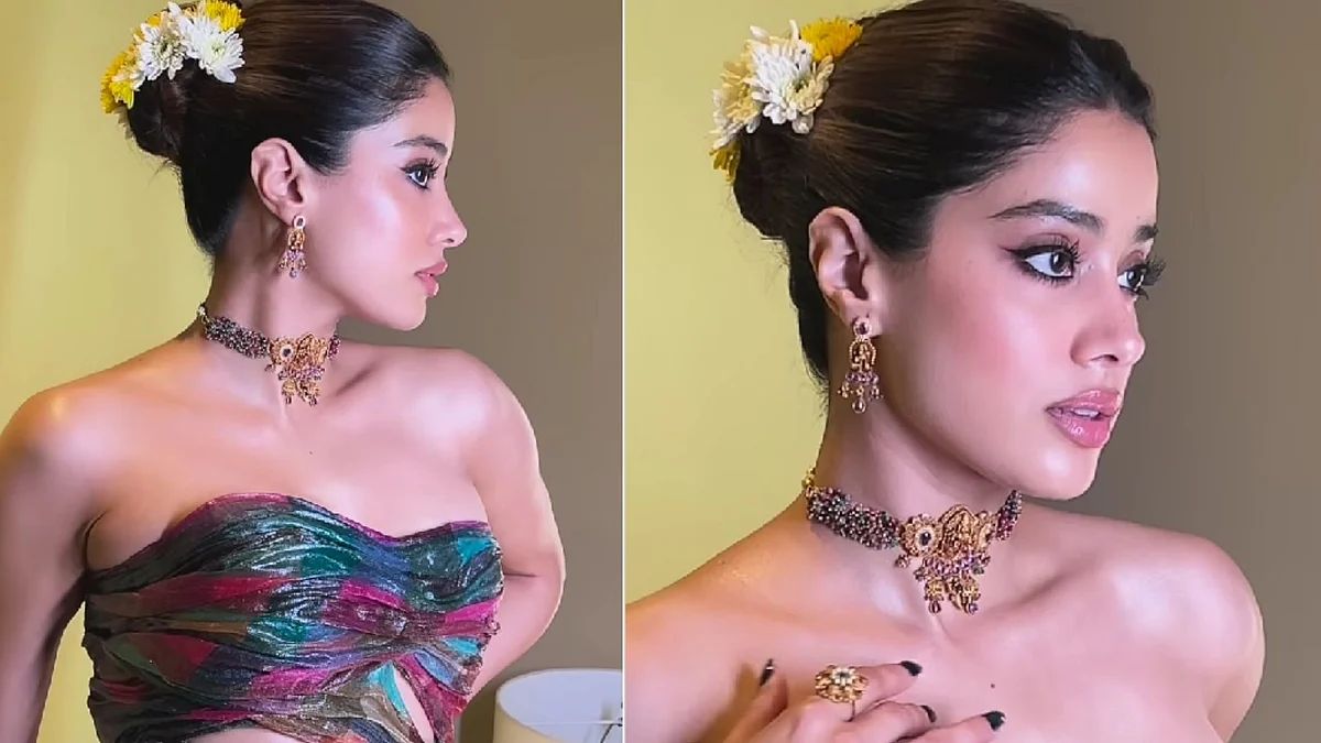 Janhvi Kapoor Revives 'Neo-Sari' Gown For Param Sundari Promotions: Netizens Say, 'PC, Bebo Have Done This Before' 