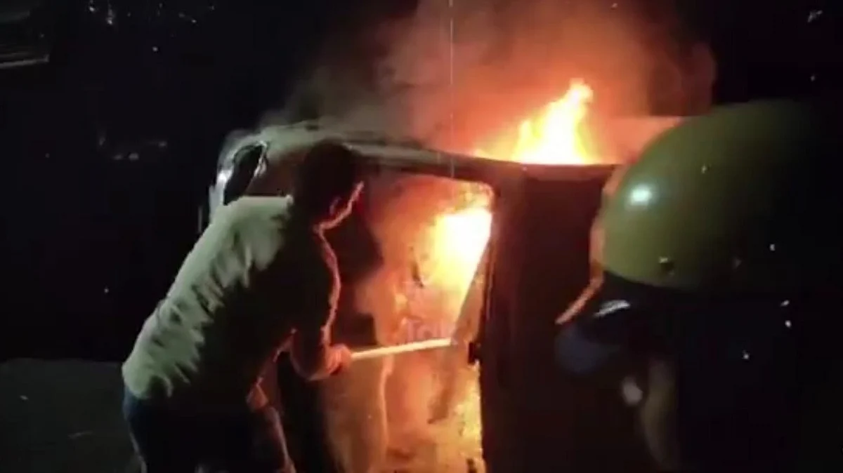 Video: Kolhapur Witnesses Violent Clash, Vandalism Over Football Club Event