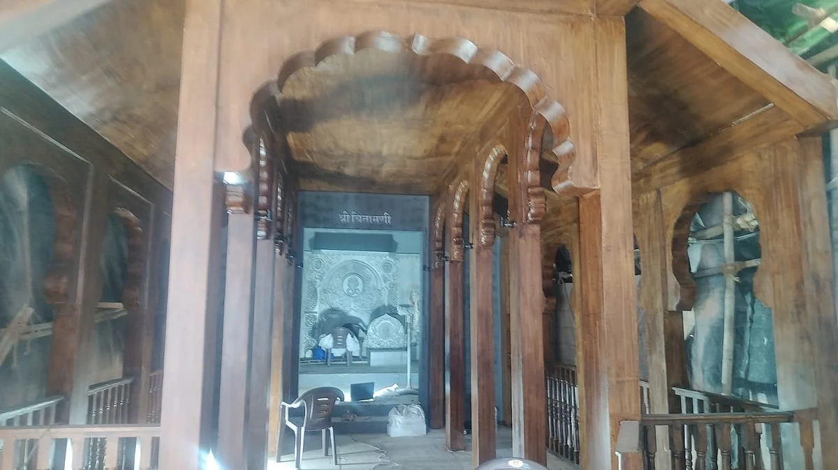 Shri Sai Ganesh Mitra Mandal is recreating Ashtavinayak Ganpati Chintamani, Theur