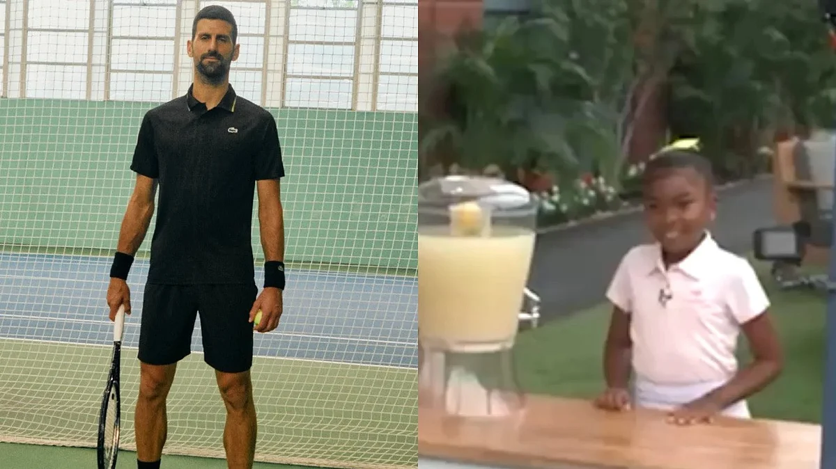 'Thank You For The Lemonade': Novak Djokovic's Adorable Interaction With Young Fan Outside Court...