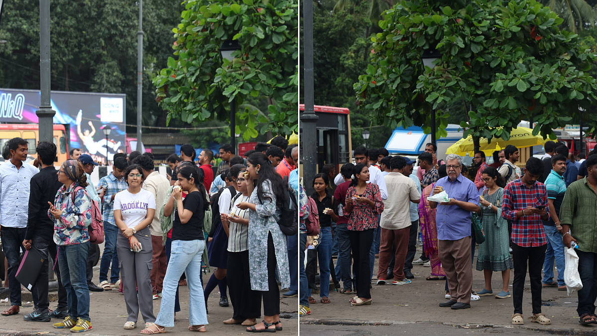 IN PICS: Mumbai Celebrates World Vada Pav Day As People Gather At CSMT To Enjoy Famous Street Food