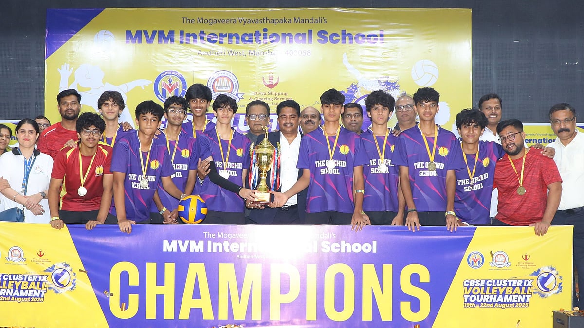 Orchid School, Pune wins U-19 boys Cluster IX CBSE Volleyball Tournament.