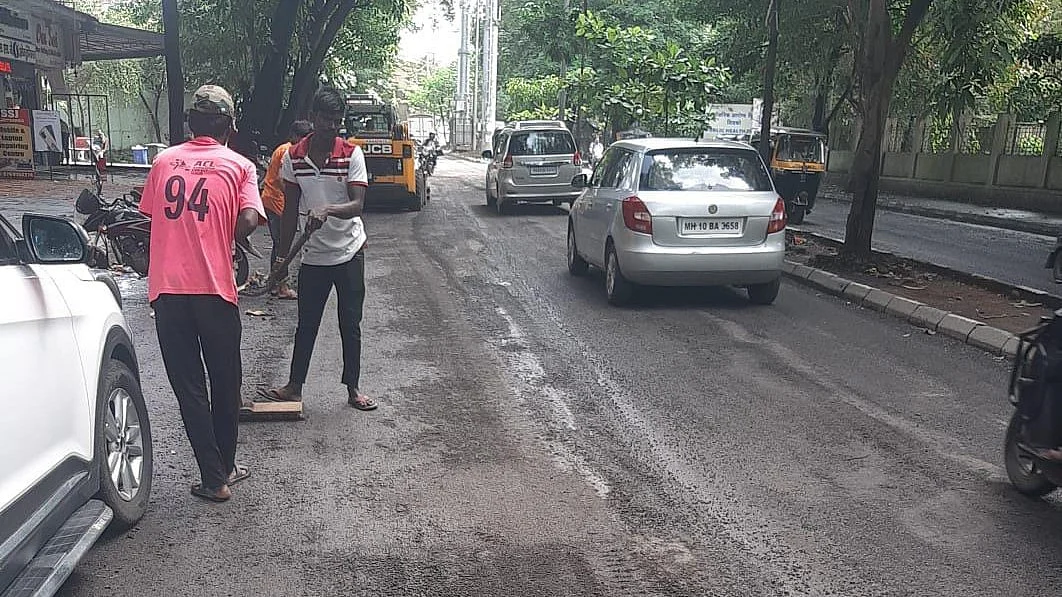 Panvel Civic Body Speeds Up Road Repairs In Kharghar And Kamothe Ahead Of Festive Season
