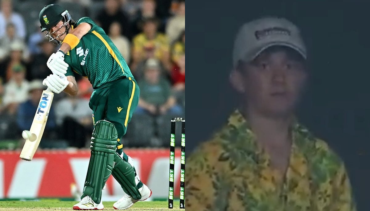 Hilarious! Spectator Tries To Hide The Ball Inside His Shirt As Dewald Brevis Clobbers Towering Six In AUS vs SA 3rd ODI; Video