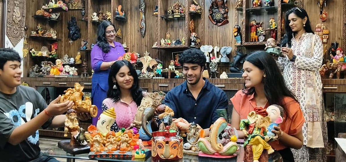 Indore City Resident's Collection Of Ganesha Idols Reaches 5k