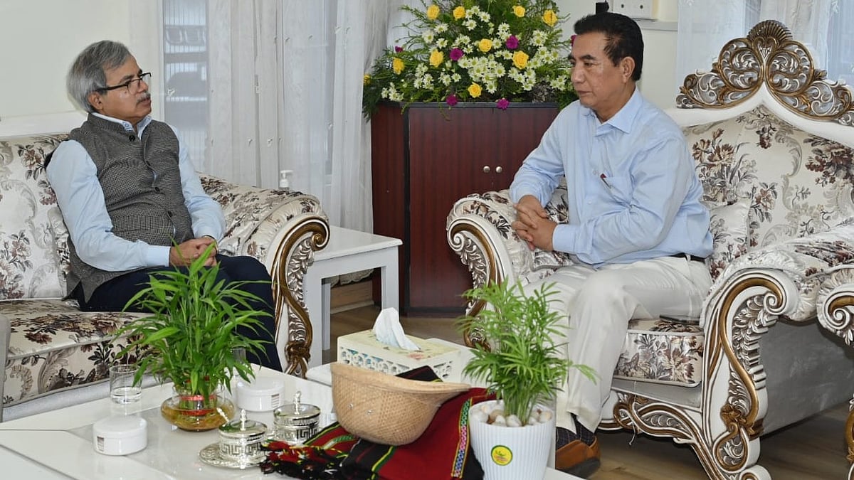 Chairman Railway Board & Chief Executive Officer Satish Kumar meets Chief Minister of Mizoram