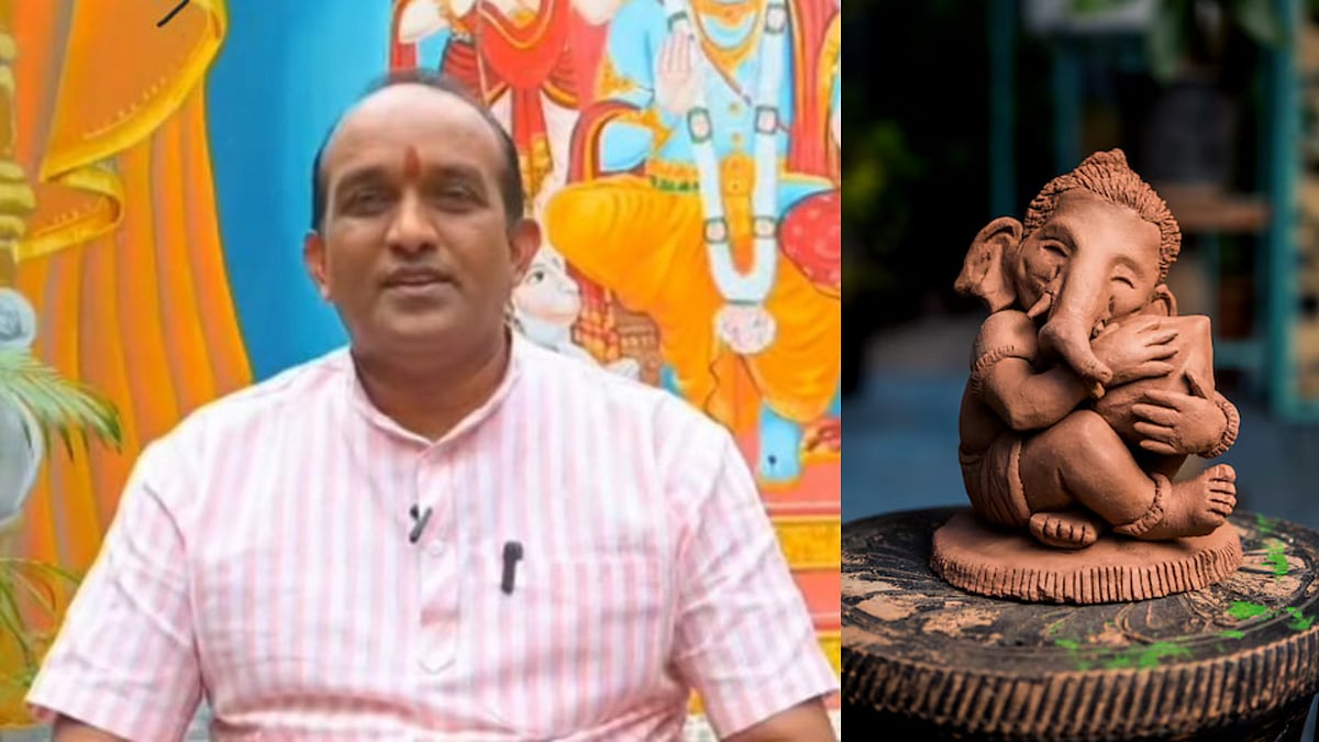 VIDEO: Municipal Corporation Chairman Kishan Suryavanshi Appeals For Clay Ganesh Idols This Year | (Freepik)