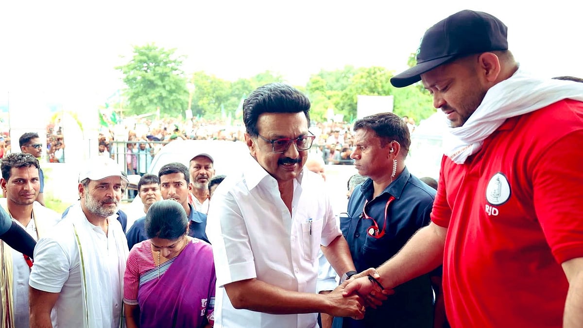 Stalin Joins Voter Adhikar Yatra, Malviya Launches Attacks Tejashwi