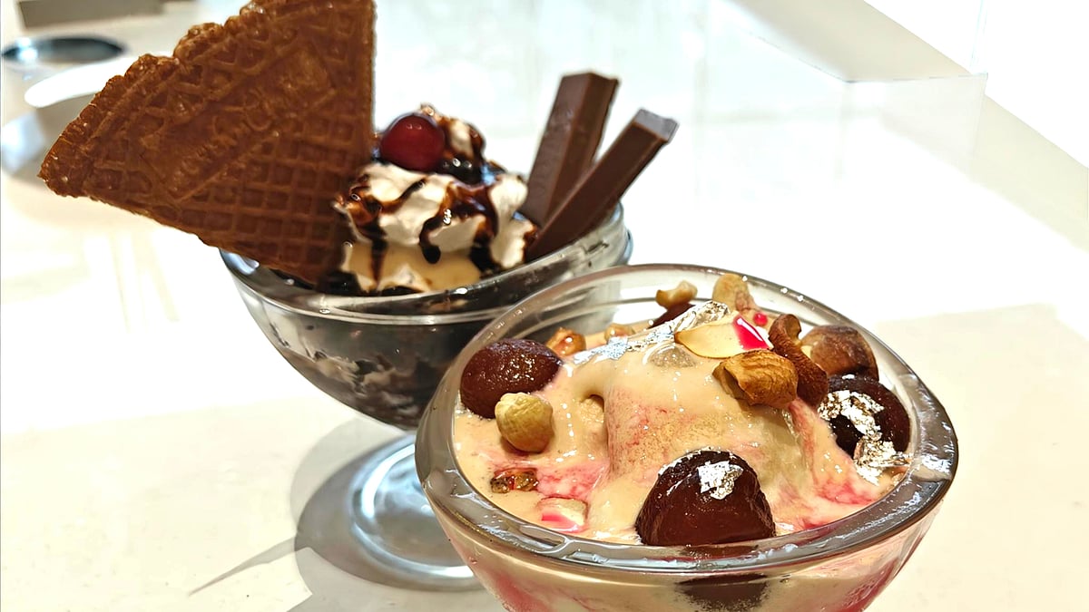 Kitkat Brownie Sundae and King Kulfi Sundae
